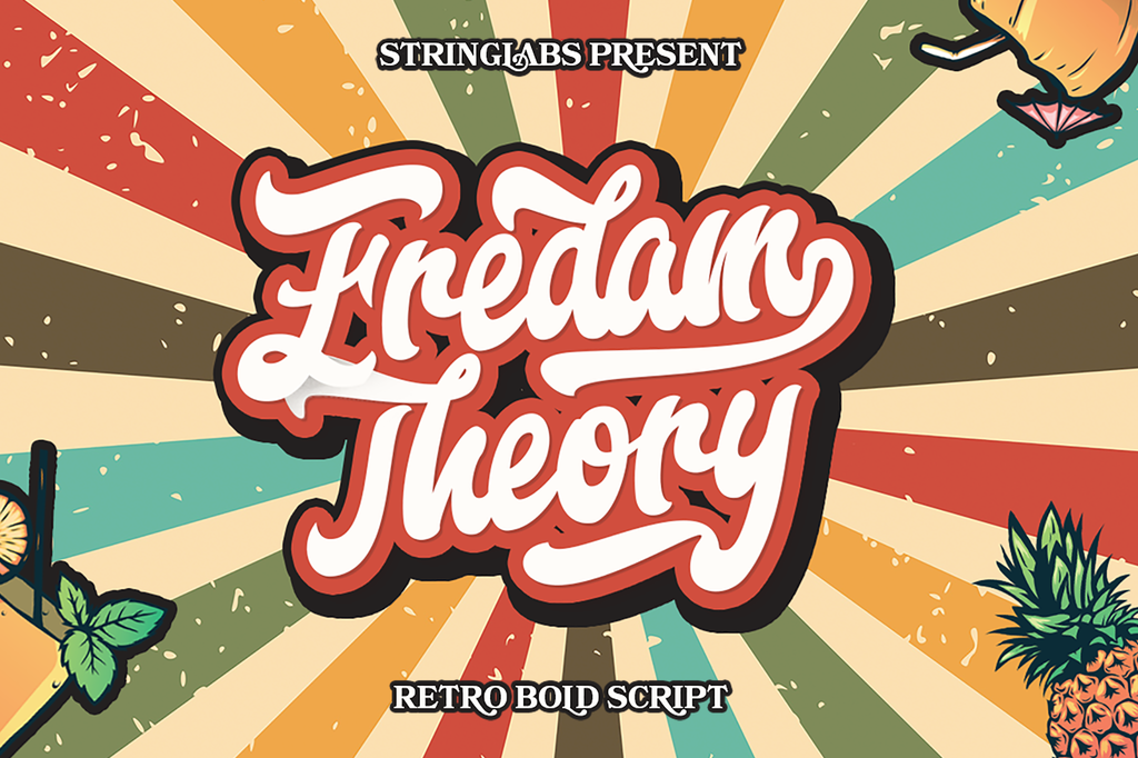 Freedam Theory Font website image