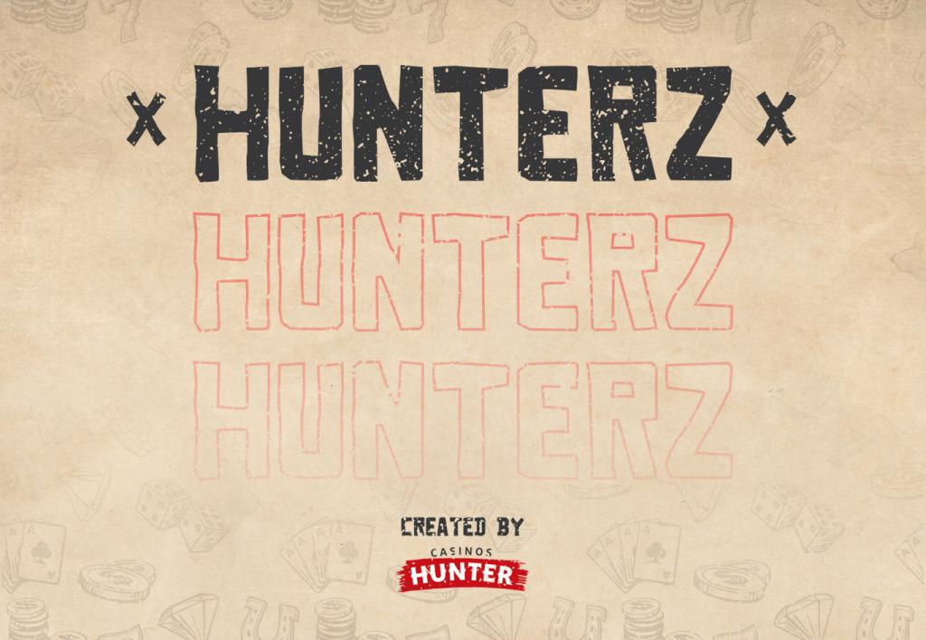 Hunterz Font website image