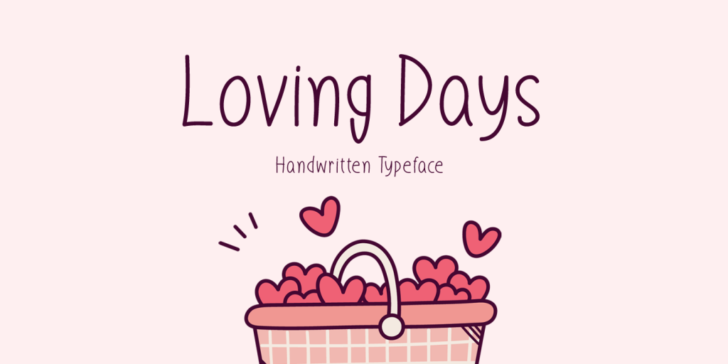 Loving Days Font website image