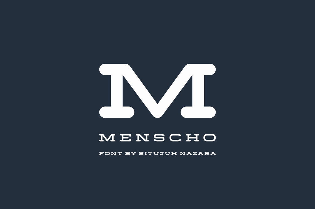 Menschor Font Family website image