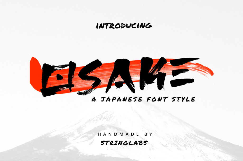 Osake Font website image