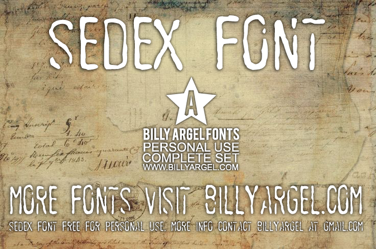 SEDEX PERSONAL USE Font website image