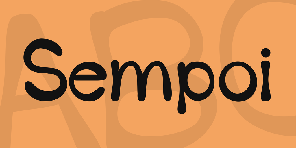 Sempoi Font website image