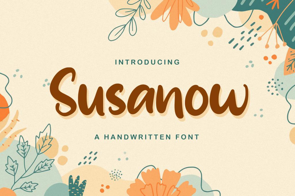 Susanow Font website image