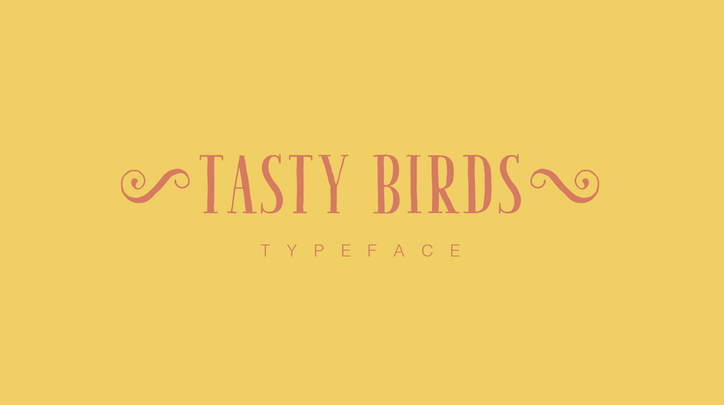 Tasty Birds Font Family website image