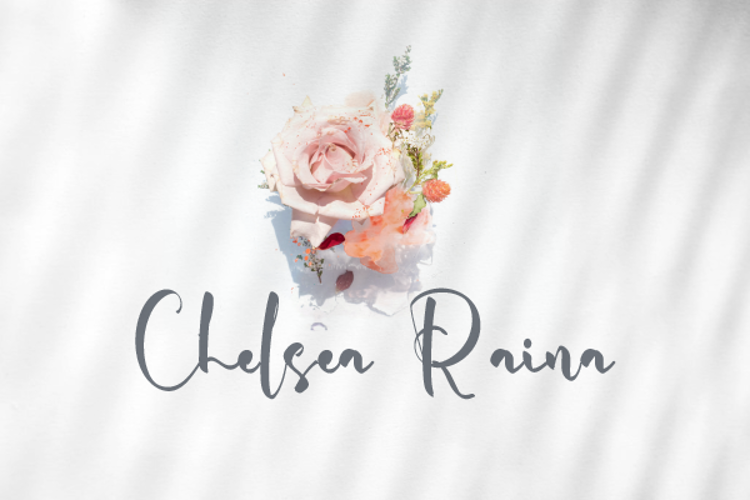 Chelsea Raina Font website image