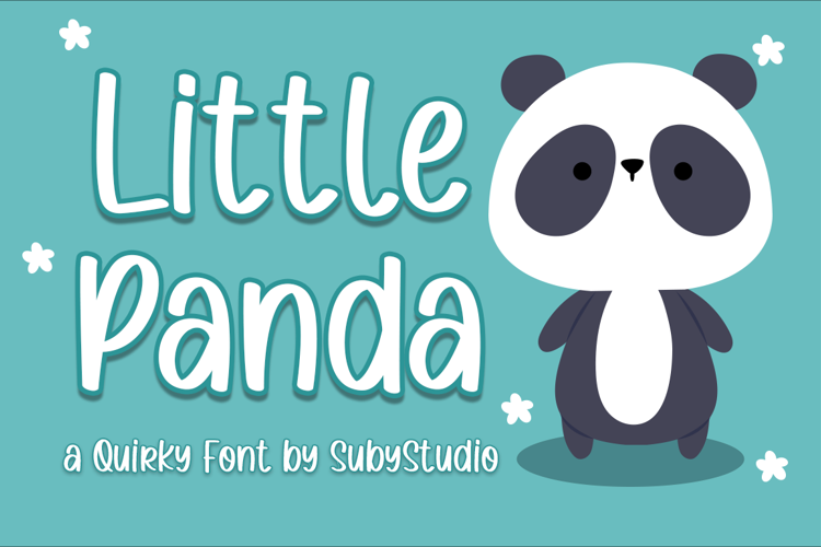 Little Panda Font website image