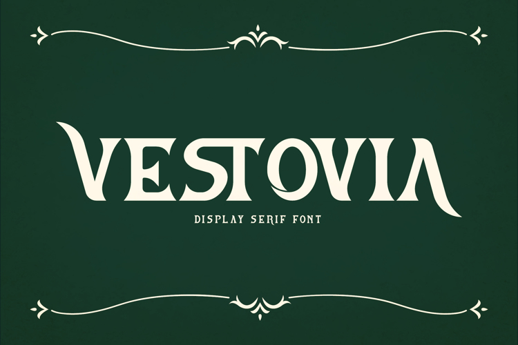 vestovia Font website image