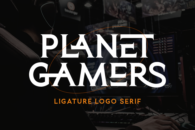 Planet Gamers Font website image