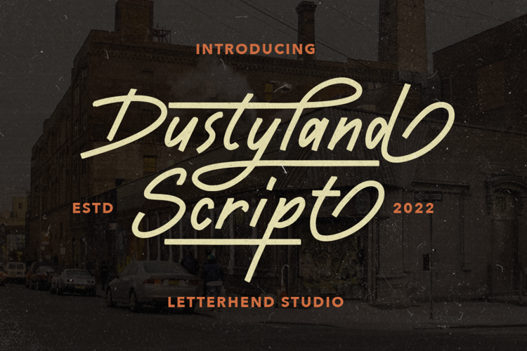 Dustyland Font website image