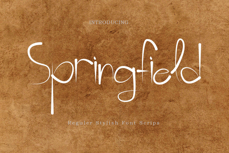 Springfield Font website image