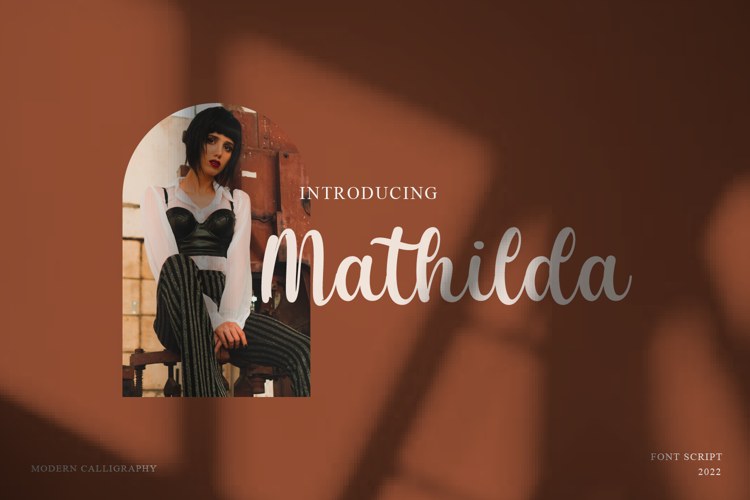 Mathilda Font website image