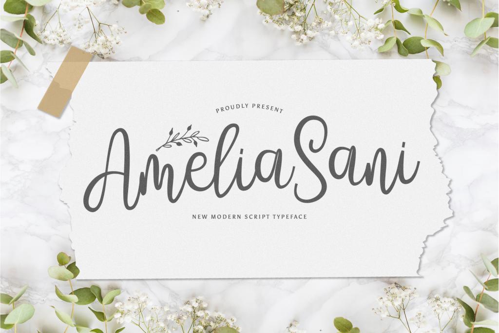 Amelia Sani Font website image