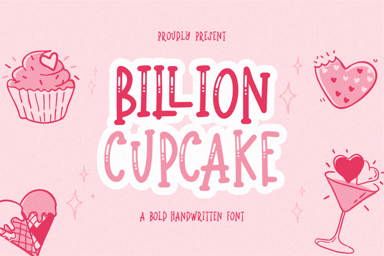 Billion Cupcake Font website image