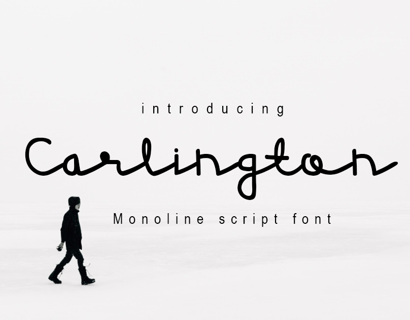 Carlington Font website image