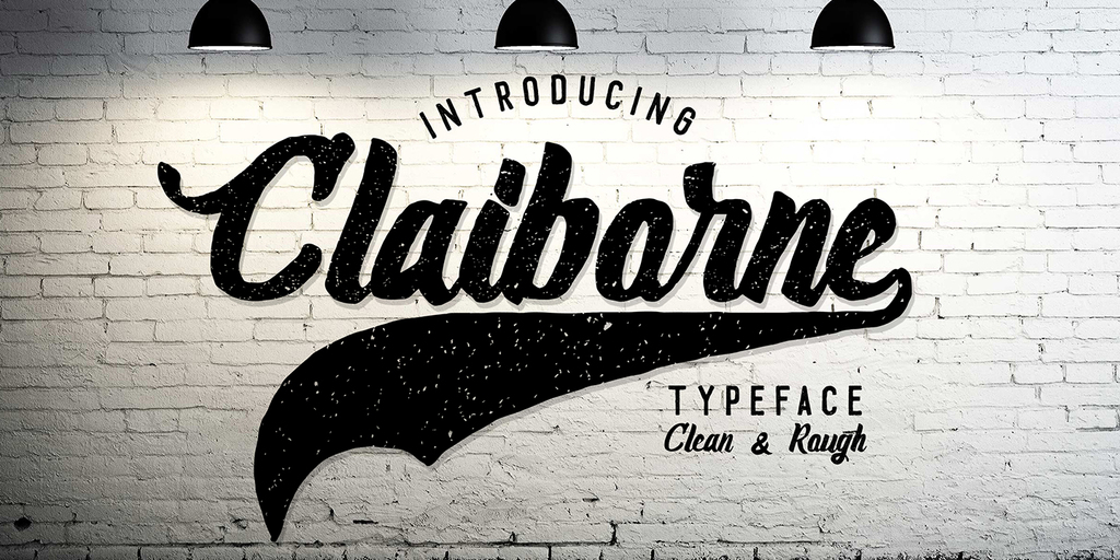 Claiborne Font website image