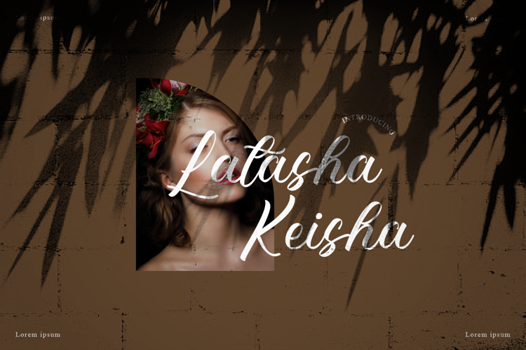 Latasha Keisha Font website image