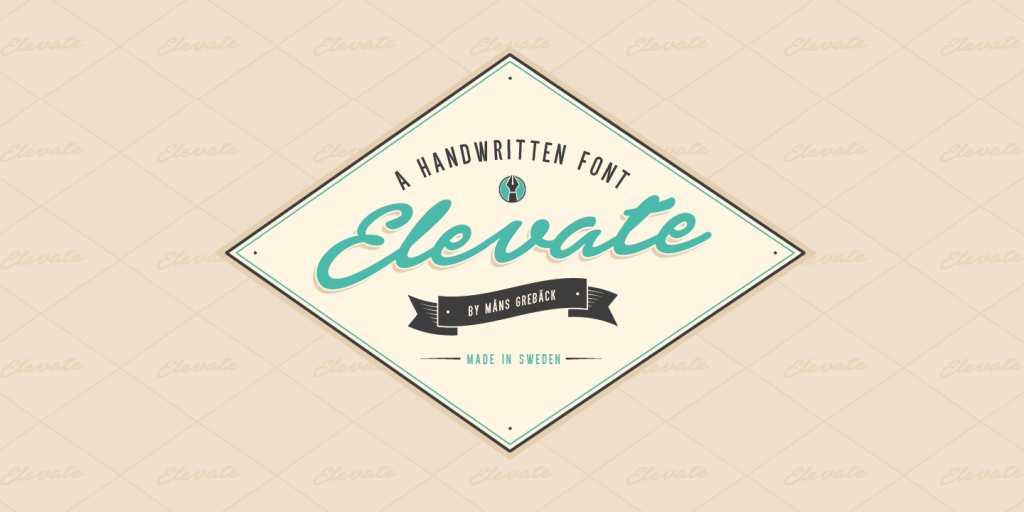 Elevate PERSONAL USE ONLY Font website image