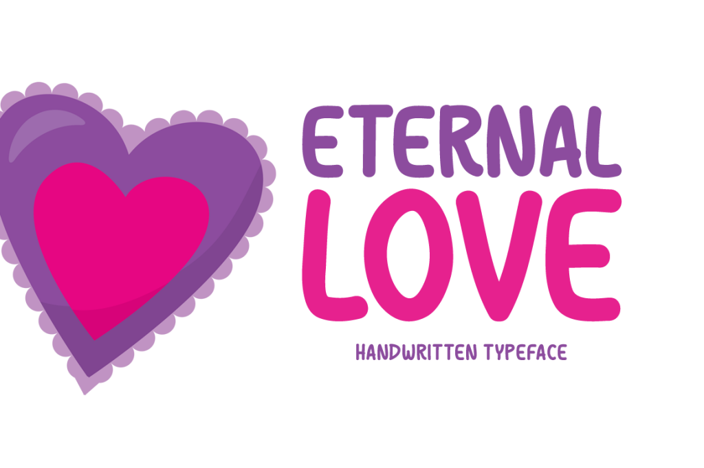 Eternal Love Font website image