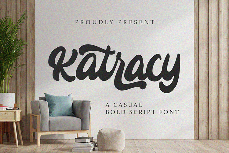 Katracy Font website image