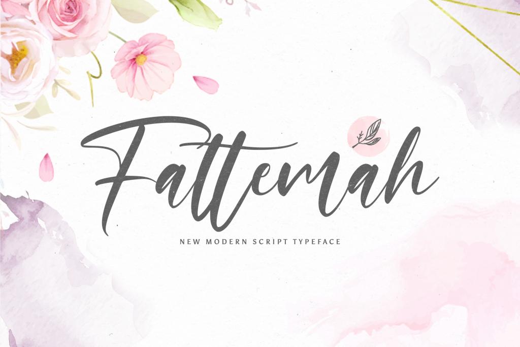 Fattemah Font website image