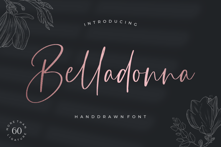Belladonna Font website image