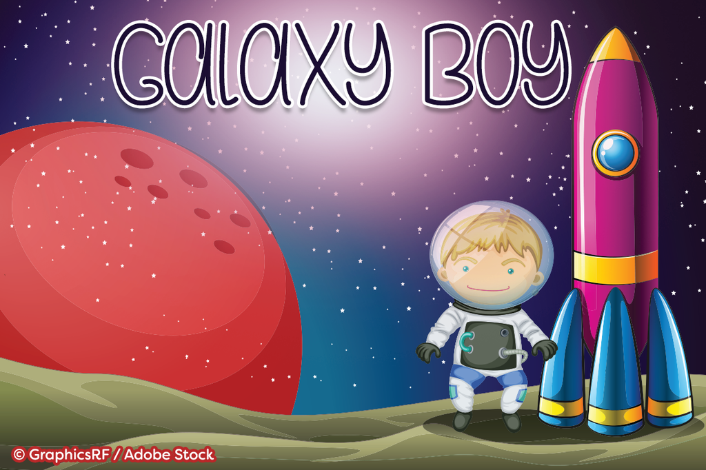 Galaxy Boy Font website image
