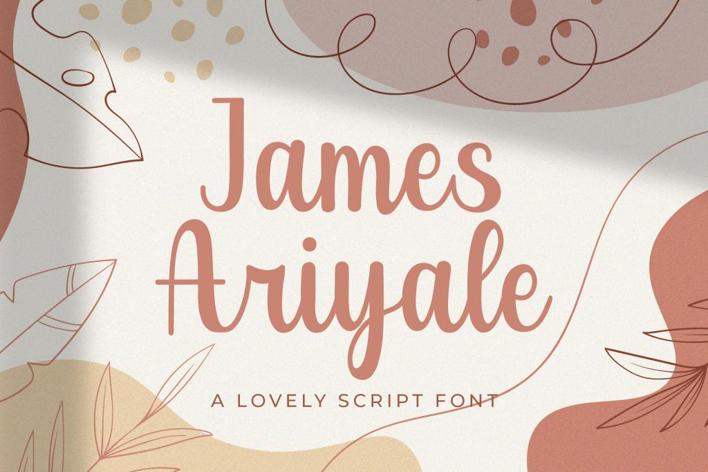 James Ariyale Font website image