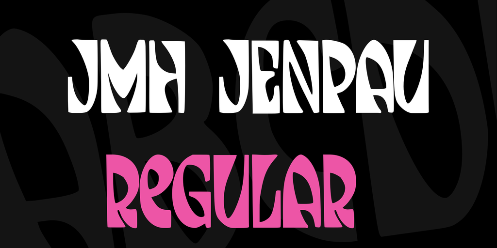 JMH JENPAU Font website image