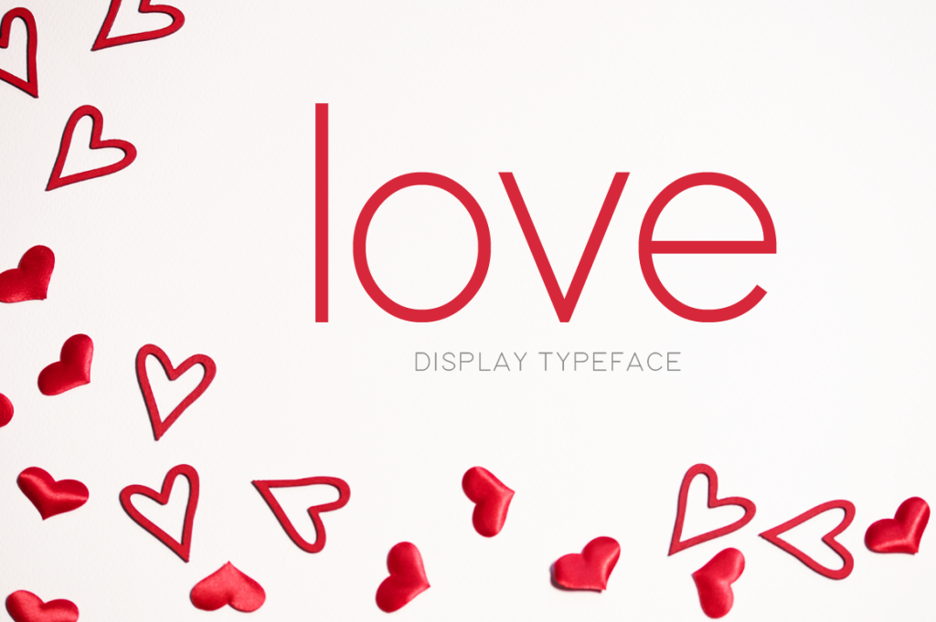 Love Font website image