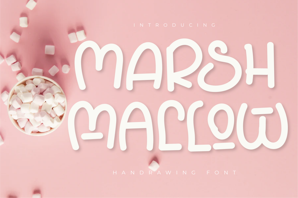 Marshmallow Font website image