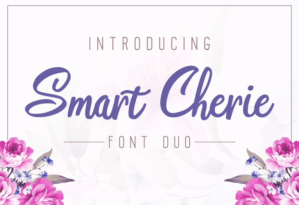 Smart Cherie Font website image