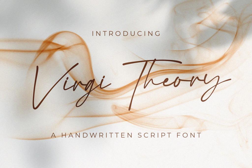 Virgi Theory Font website image