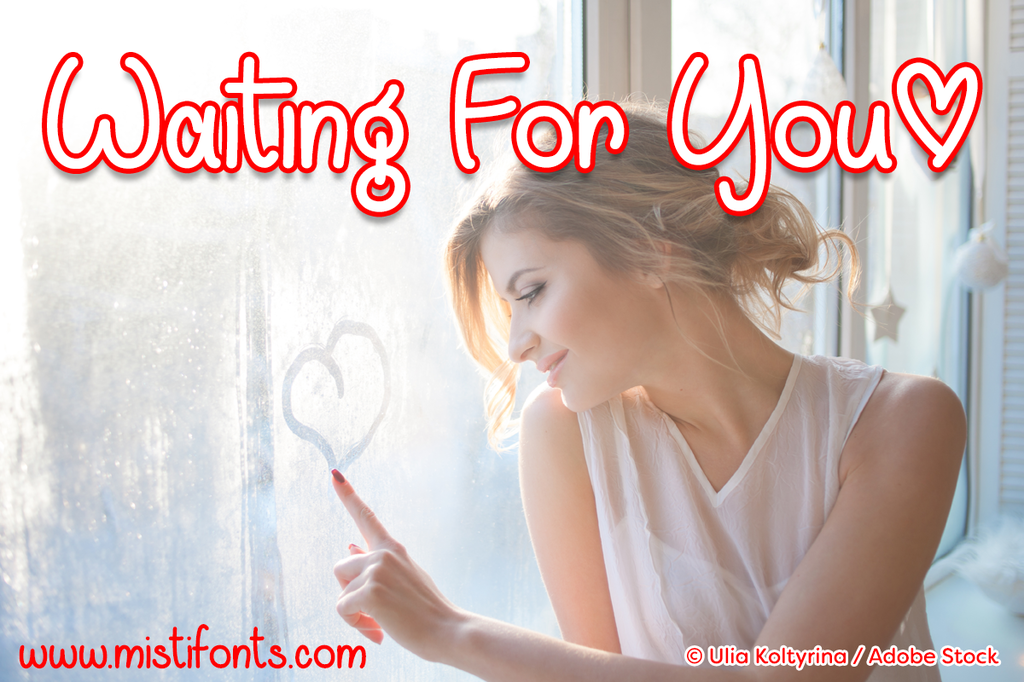 Waiting For You Font website image