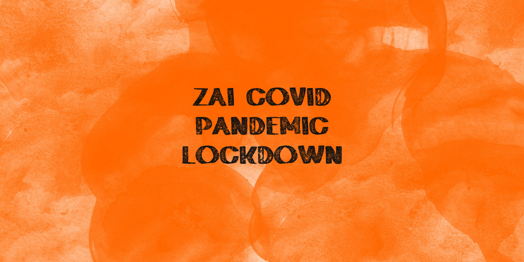 zai Covid Pandemic Lockdown Font website image