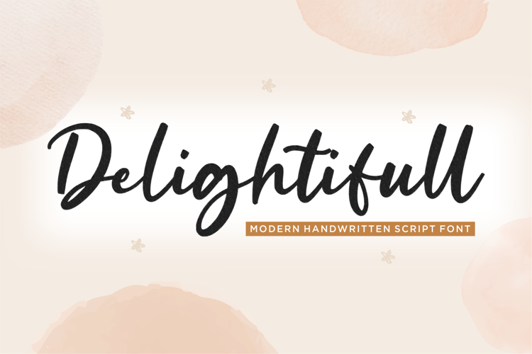 Delightifull Font website image