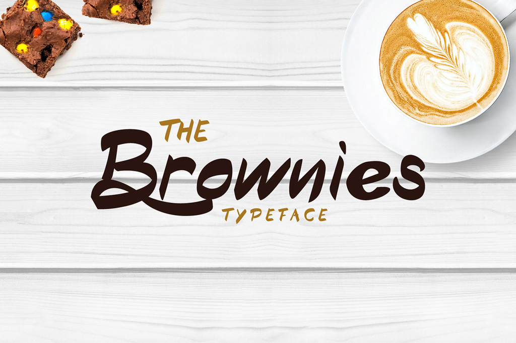Brownies Font website image