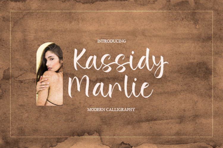 Kassidy Marlie Font website image