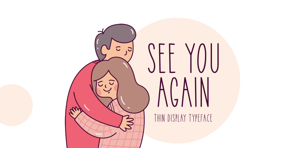 See You Again Font website image