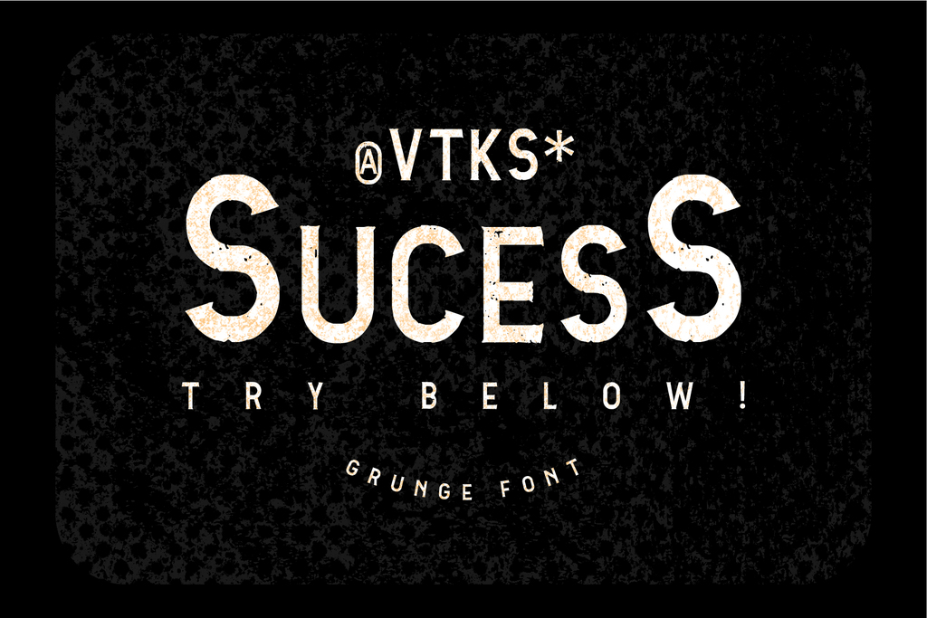 Vtks Sucess Font website image