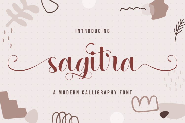 Sagitra Font website image
