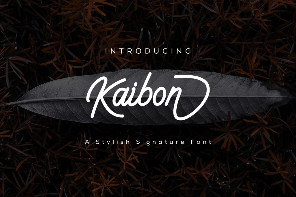Kaibon Font website image