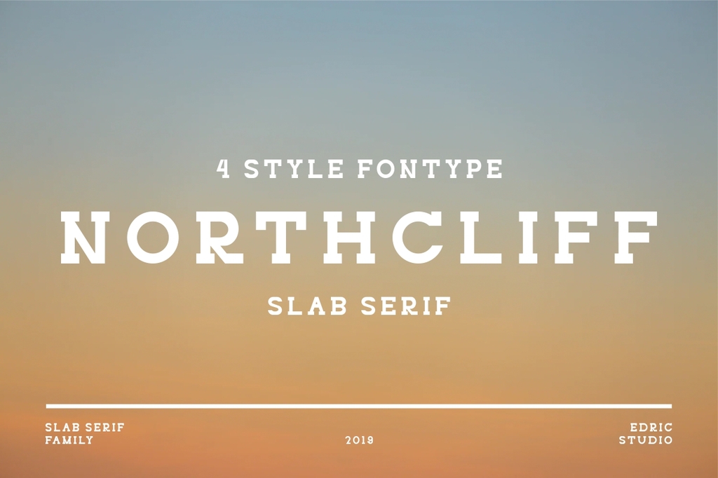 NORTHCLIFF DEMO Font Family website image