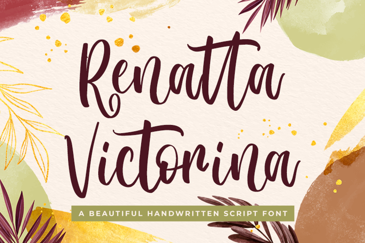 Renatta Victorina Font website image
