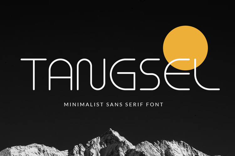 Tangsel Font website image