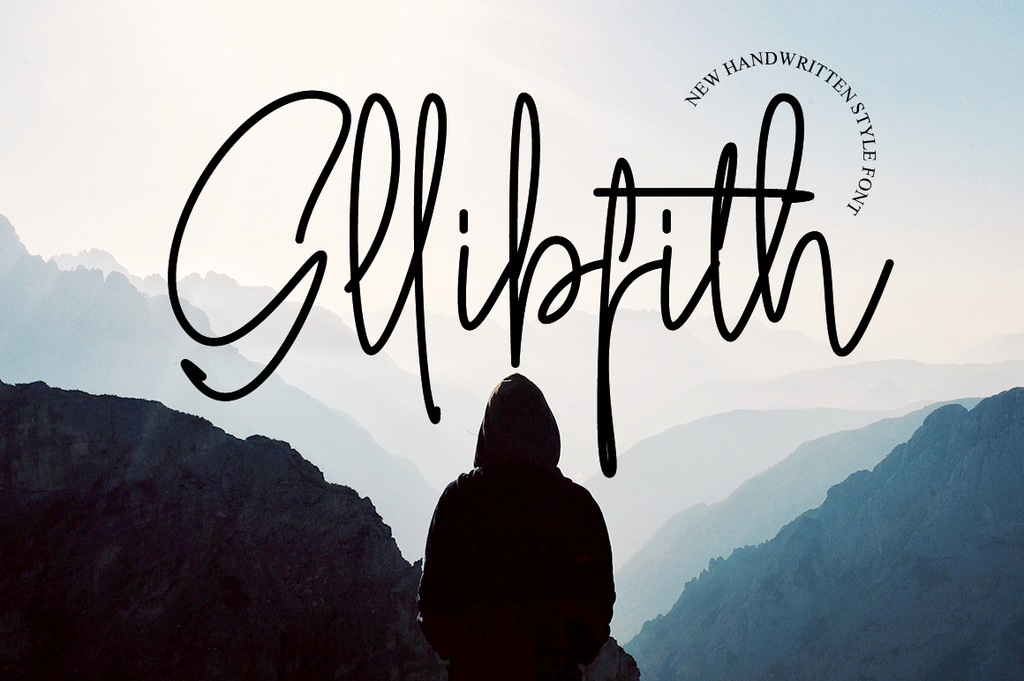 Gllibfith Font website image