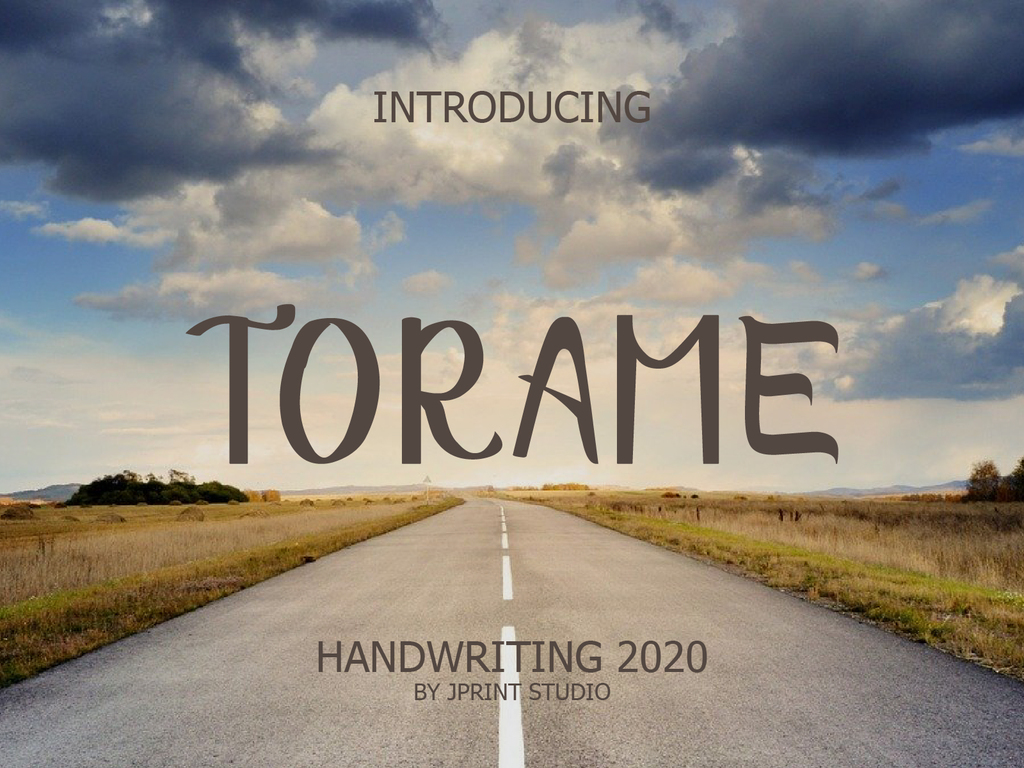 Torame Font website image
