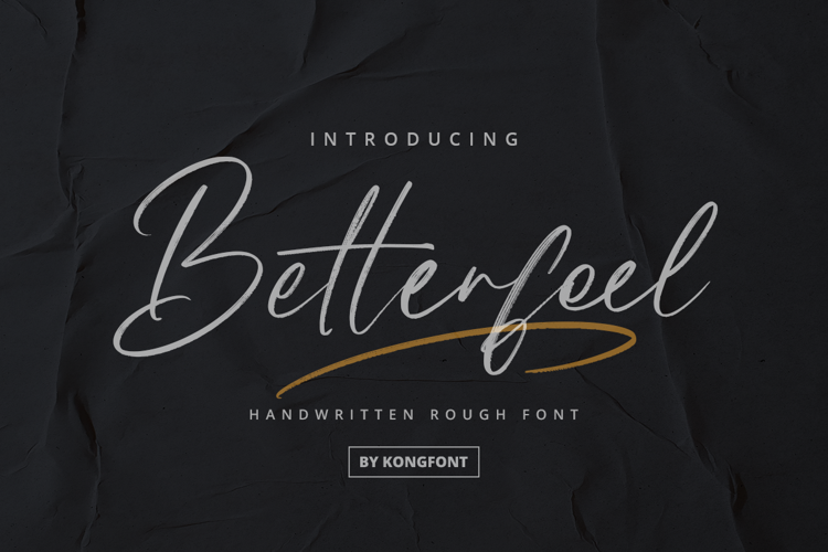 Betterfeel Font website image