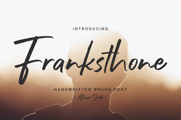 Franksthone Font website image