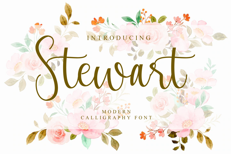 Stewart Font website image